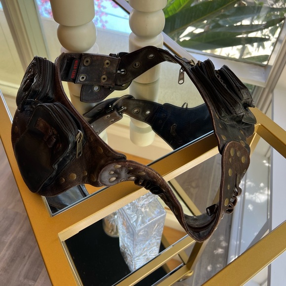 Wild Card Genuine Leather Fashion Utility Belt. - Picture 2 of 5